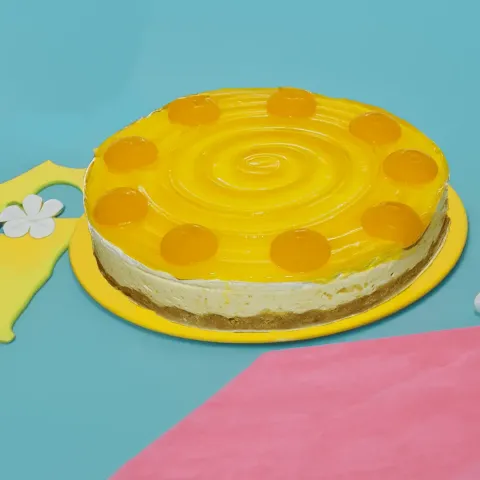 Malgova Mango Cheese Cake