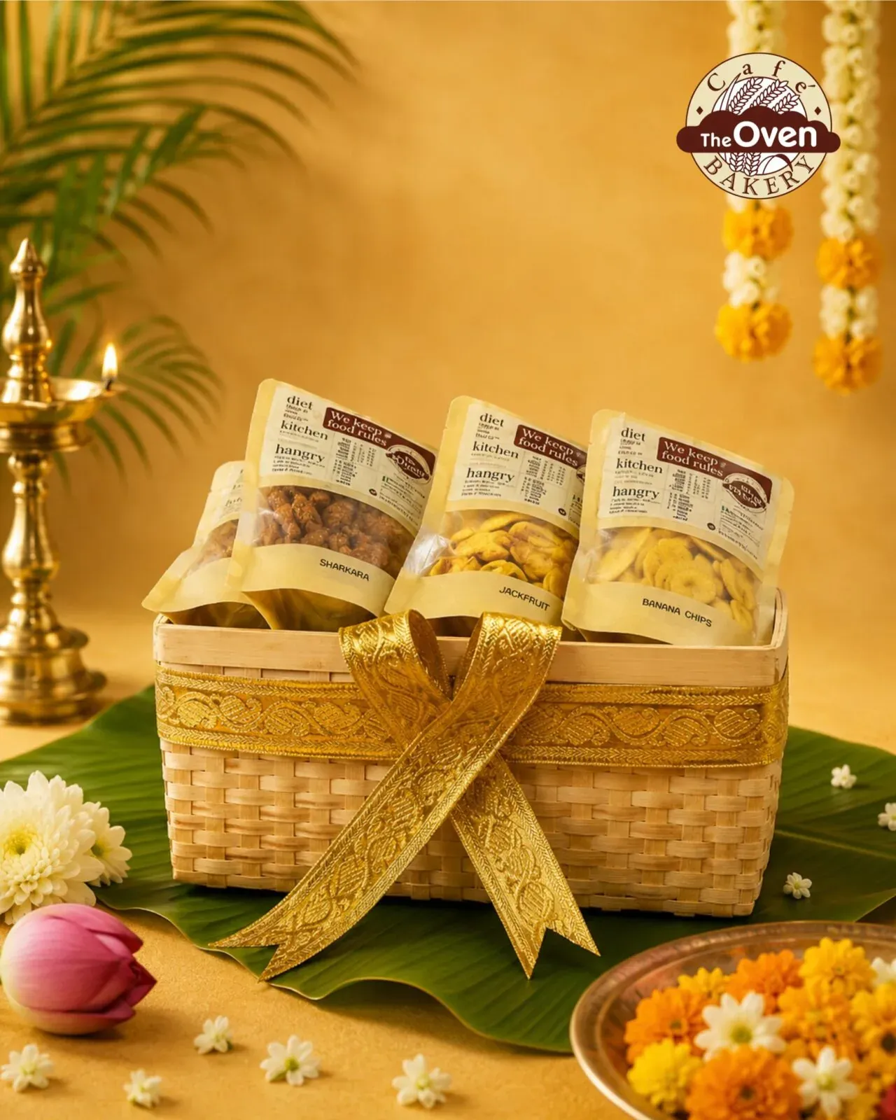 Freshly baked celebration cake from The Oven Bakery, Kochi