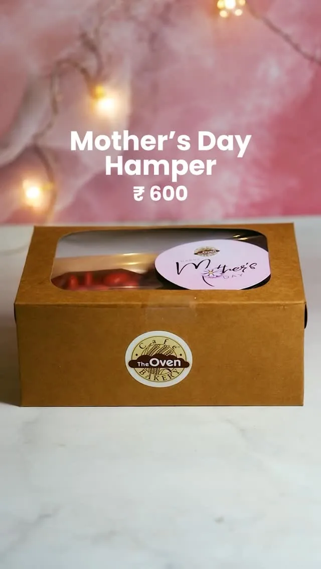 To the one who made home feel like home, we made something just for her. ♥️

This Mother’s Day, show Amma how much she means with our special Mother’s Day Hamper - packed with Fudgy Brownie, Sticky Dates Cake, and Chocolate Coated Almonds, all wrapped up with love.

She gave you everything. Give her a little sweetness. 

#TheOven #TheOvenKochi #mothersdayhamper #mothersday

The Oven Cafe & Bakery | Mother’s Day Gift Hamper | Cake Shop Kochi Delivery | Best Cake Shop in Kochi | Cake Shop Near Me | Desserts in Kochi | Cakes and Pastries Near Me
