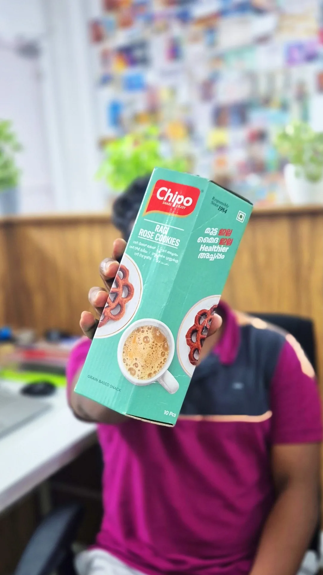 Snack smarter with Chipo Ragi Rose Cookies. A healthier choice you'll never want to skip.

#chipo #freshproducts  #rosecookies #keralasnacks #traditionalsnack

[Chippo,  Rose Cookies Authentic Taste, Kerala Snacks, No Preservative]