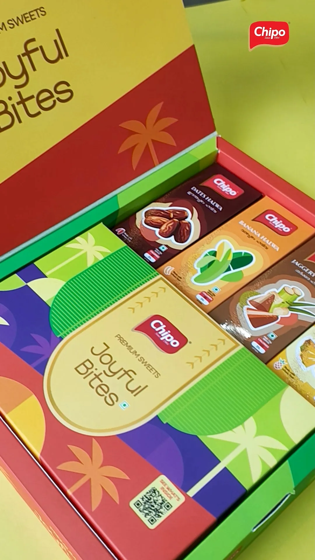 Make this Diwali gifting a little more special. Gift Chipo Joyful Bites to the people who matter — your family, friends, employees, clients and business partners.

🎁 Perfect for personal & corporate gifting
📦 Bulk orders available

Enquire now and make your Diwali Joyful with Chipo. Starting from ₹230.

#chipo #freshproducts #keralasnacks #diwali #festivegifting

[Chipo, Kerala Snacks, Diwali, Diwali Hampers, Festive Gifting, Diwali Sweets, No Preservative, Traditional]